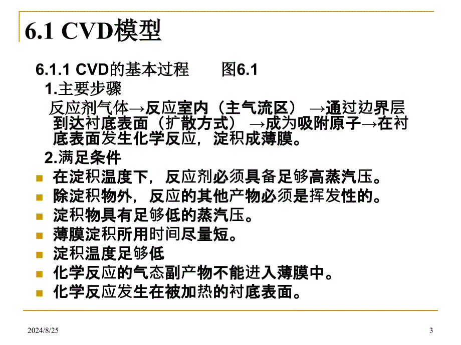 第6章CVD化学气相淀积_第3页