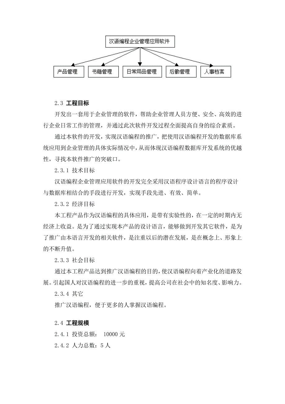 汉语编程企业管理应用软件开发可行性研究报告（课题报告） 39174_第3页