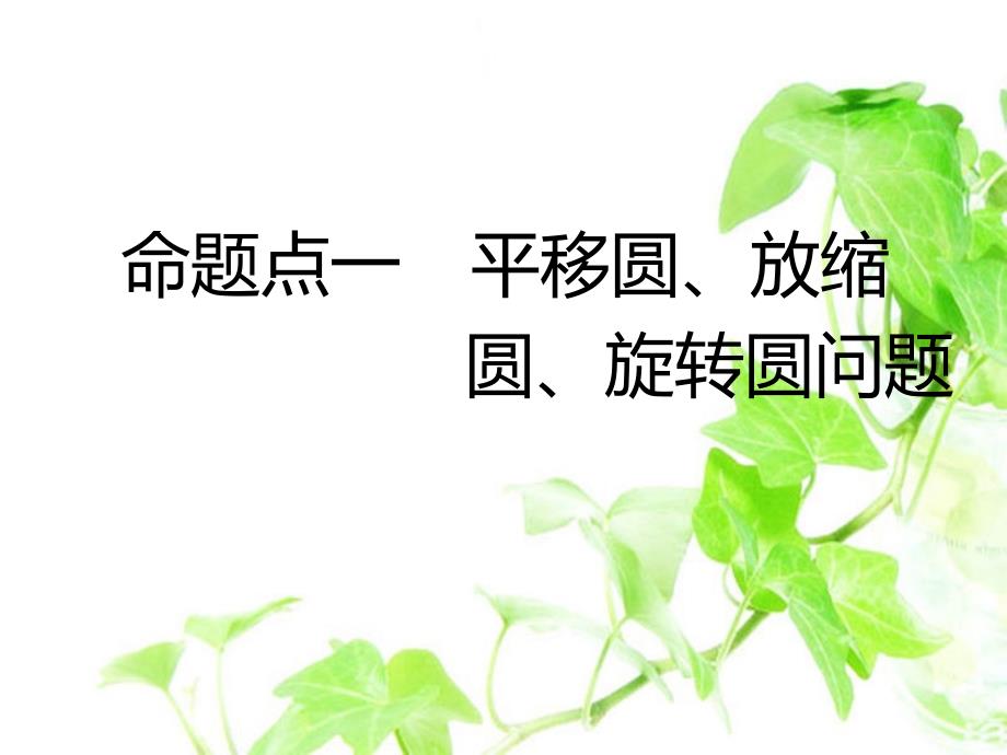 2020届高中物理一轮复习ppt课件第58课时-磁场中的动态圆、磁聚焦、磁发散问题(题型研究课)_第3页