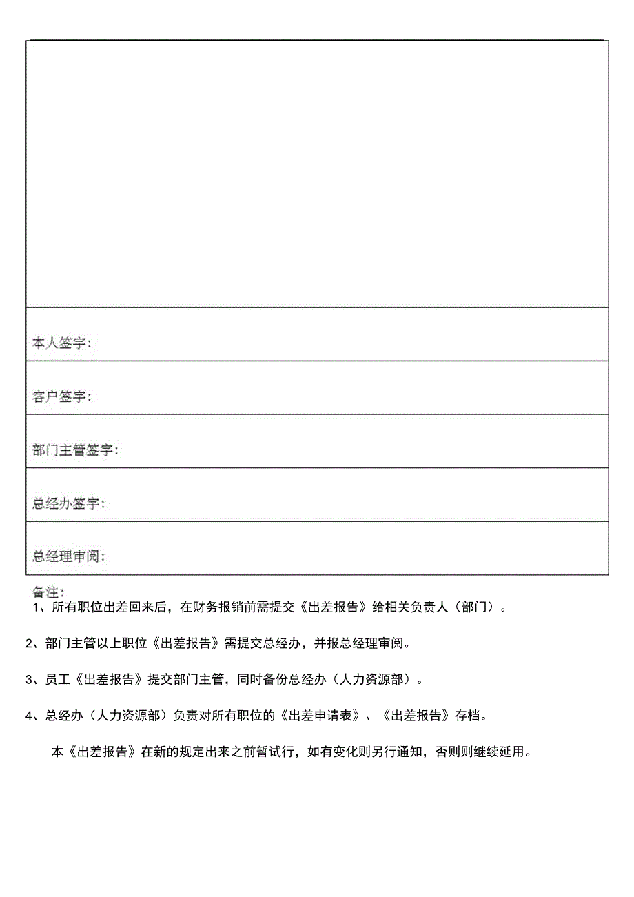 出差申请表及出差报告格式_第3页