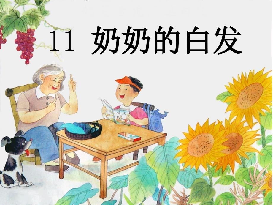 奶奶的白发课件正式_第1页