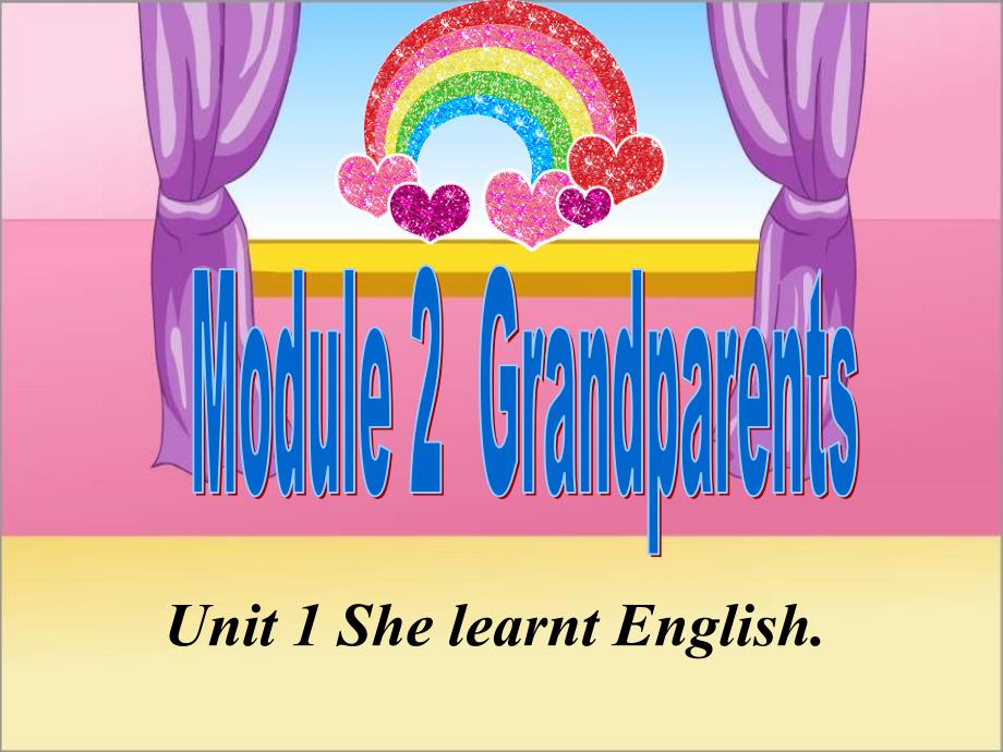 外研版（三起）五年级英语下册：M2U1 She learnt English课件ppt_第1页