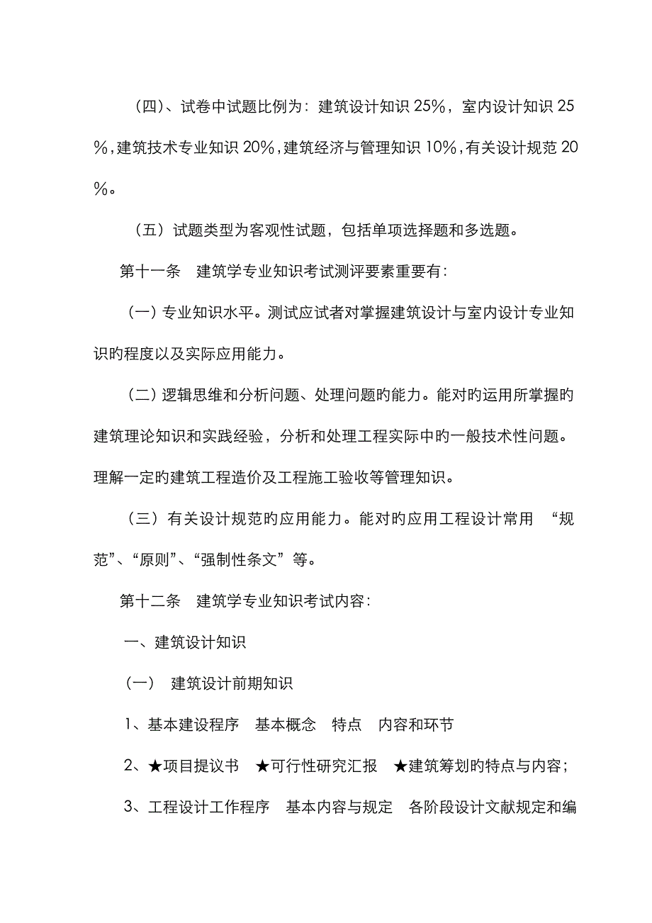 2022年建筑与规划专业初中级技术职务任职资格考试大纲_第3页