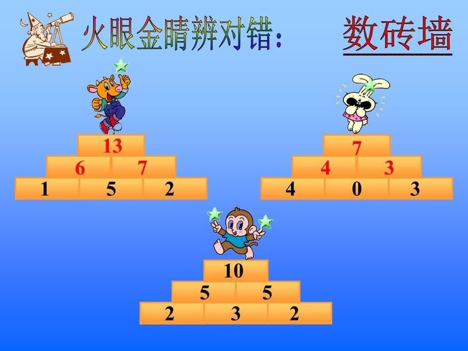 一年级上册数学课件3.820以内的数及其加减法数墙沪教版共19张PPT_第5页