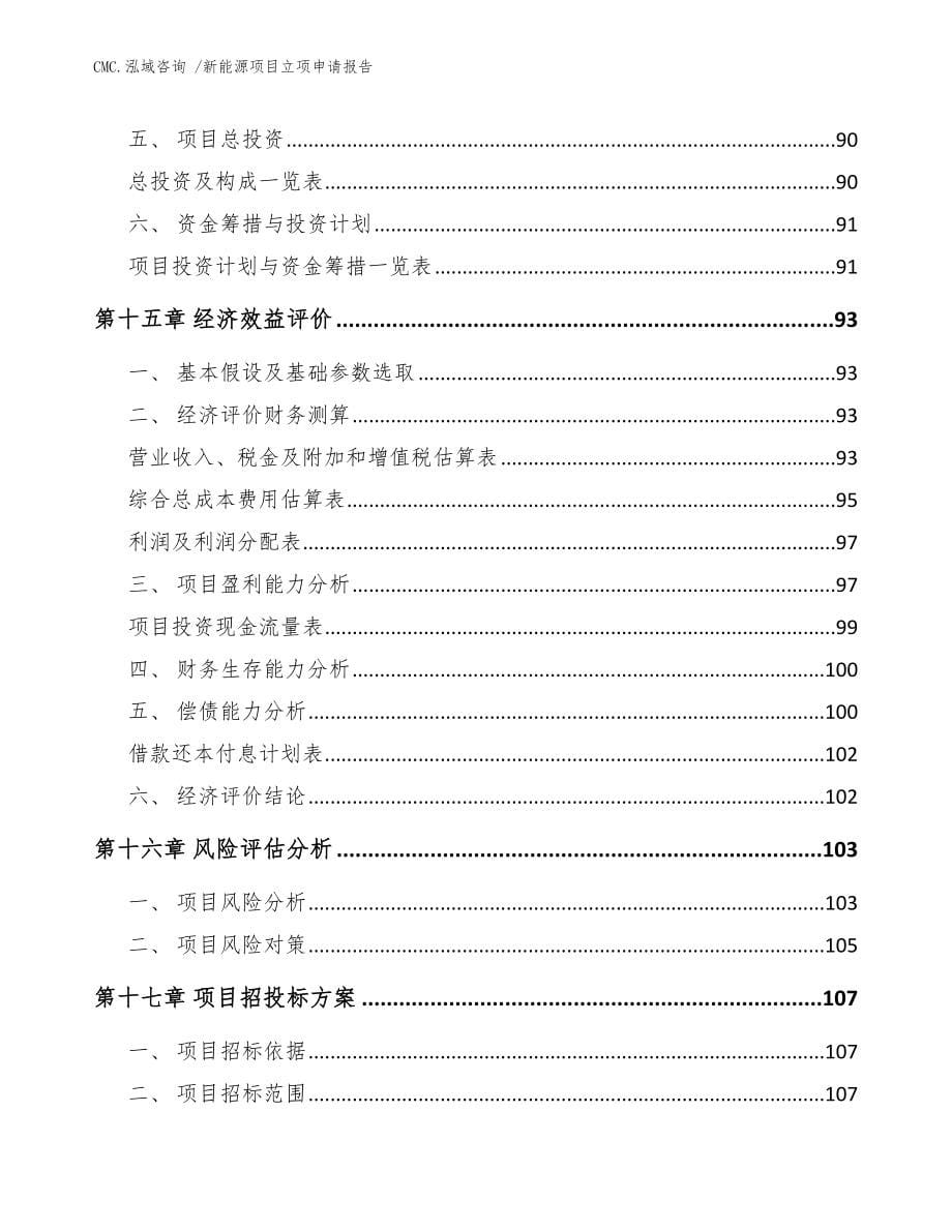 新能源项目立项申请报告_范文_第5页