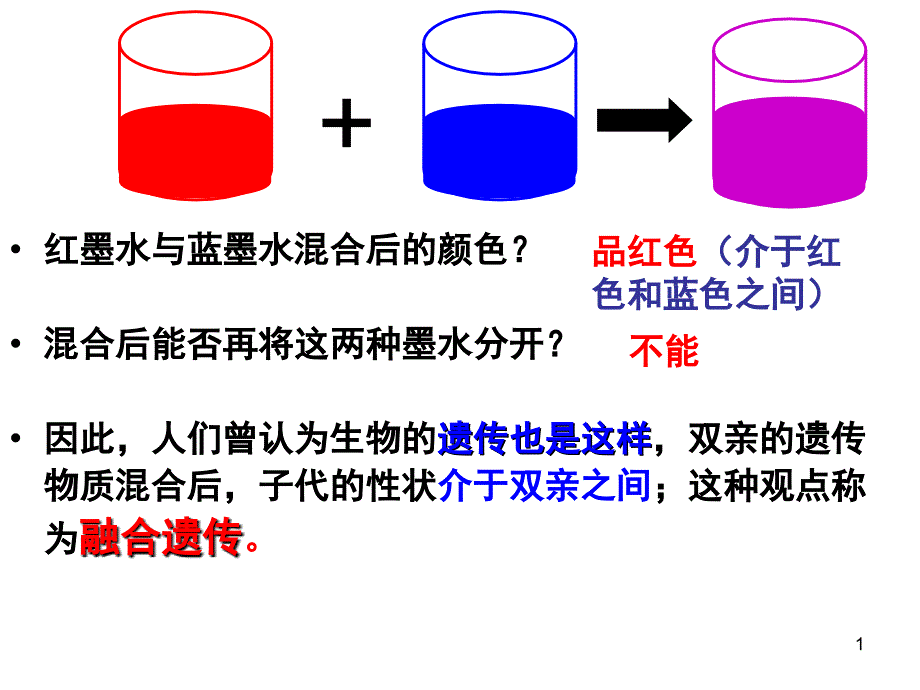 孟德尔的豌豆杂交实验(一)(分离定律)(公开课).ppt_第1页