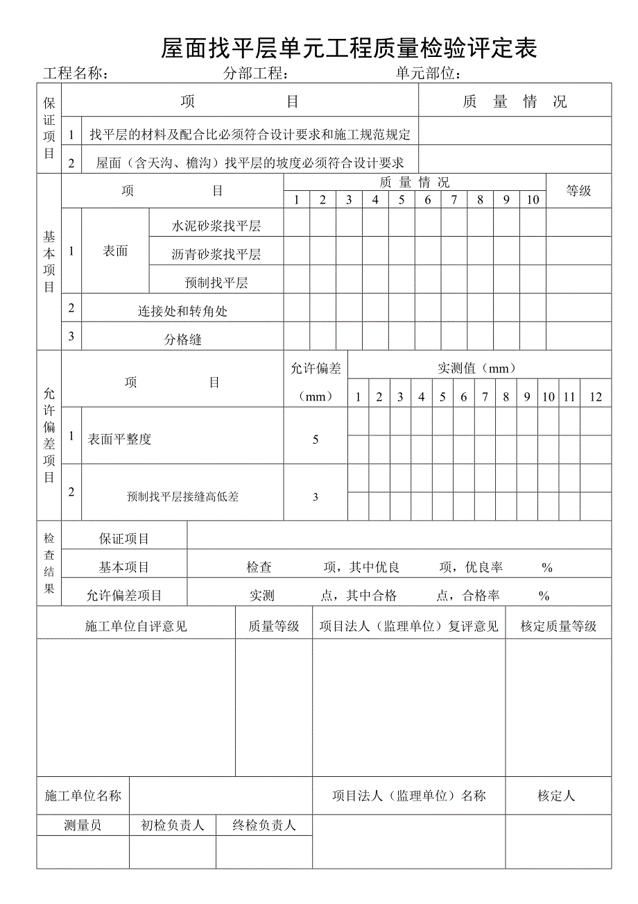 精品资料2022年收藏的砌砖房建施工质量评定表.DOC_第3页