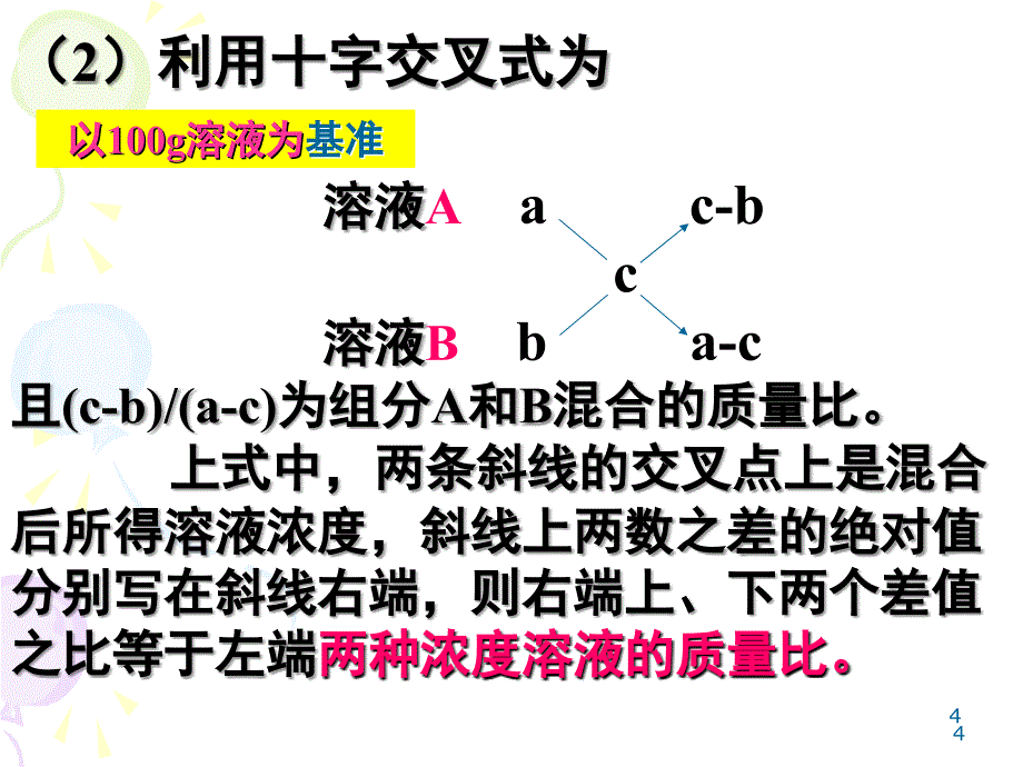 化学计算方法之十字交叉法课堂PPT_第4页