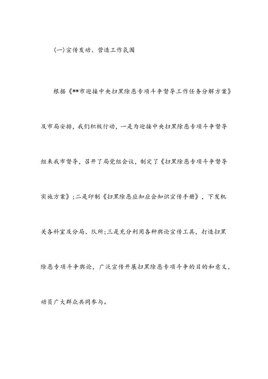 2019年市场监督管理局扫黑除恶专项行动半年工作总结_第2页