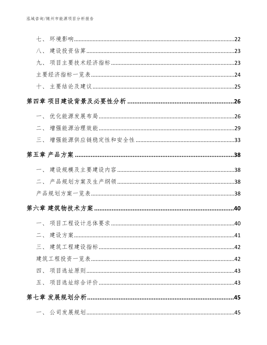 随州市能源项目分析报告【范文模板】_第2页