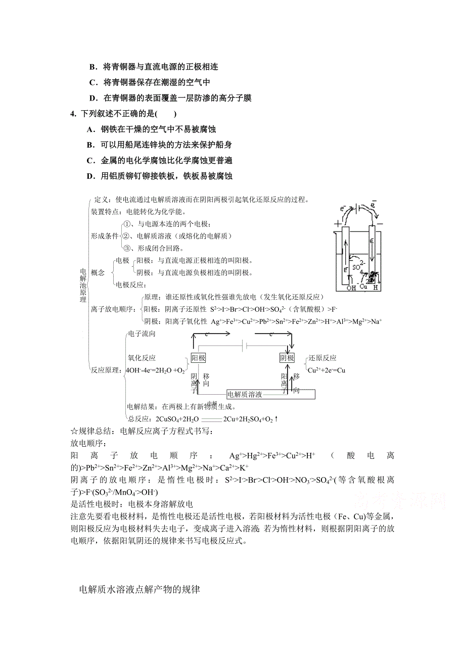 电化学基础知识点总结_第4页