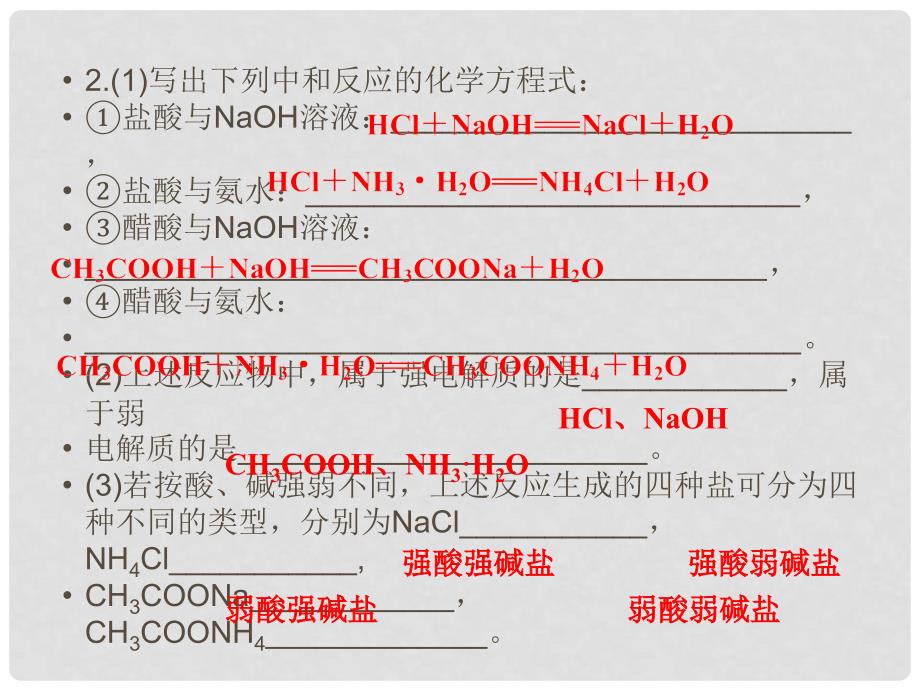 高中化学 第3章 物质在水溶液中的行为 第2节 弱电解质的电离 盐类的水解 第2课时 盐类的水解课件 鲁科版选修4_第4页