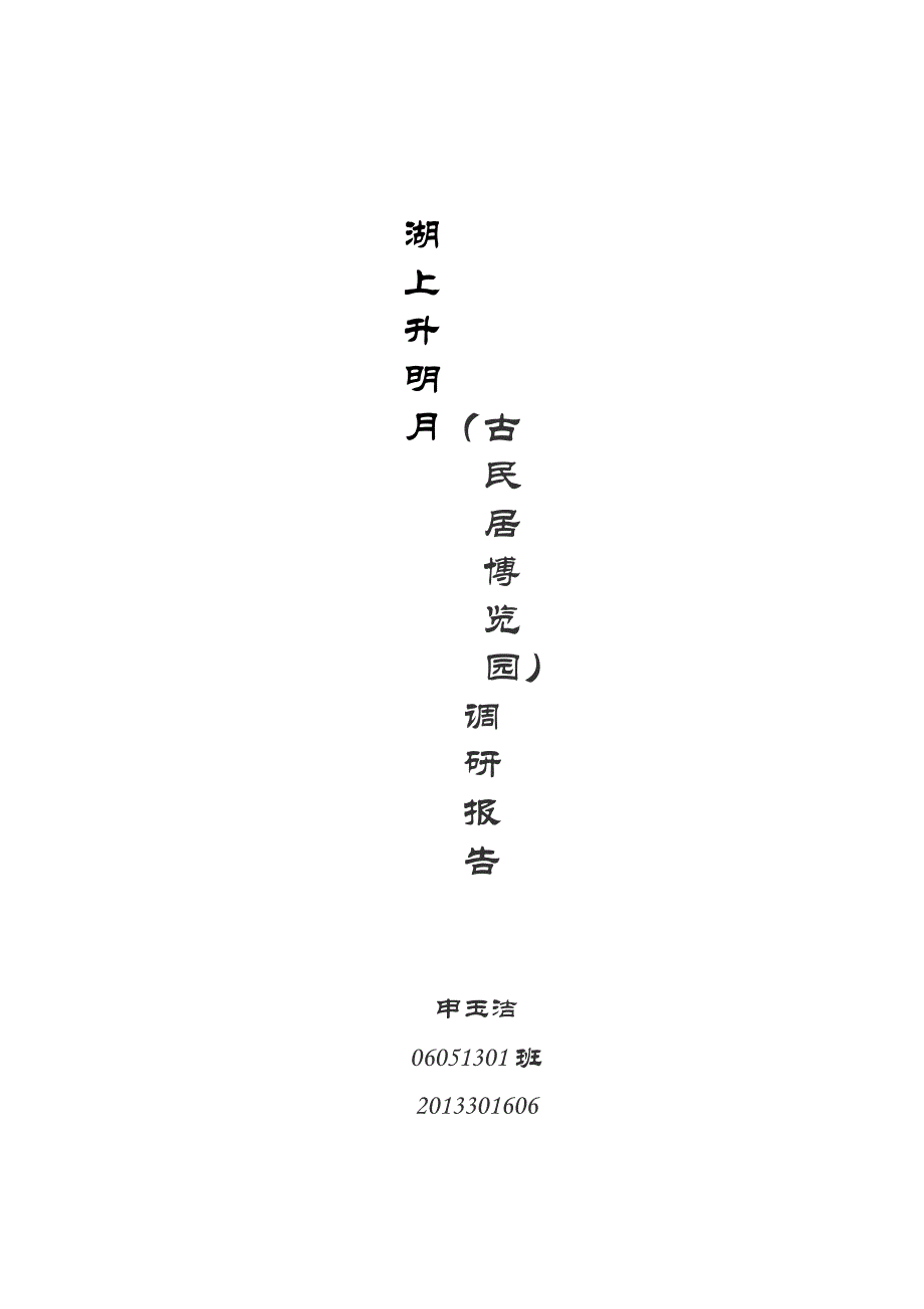 湖上升明月调研报告_第1页