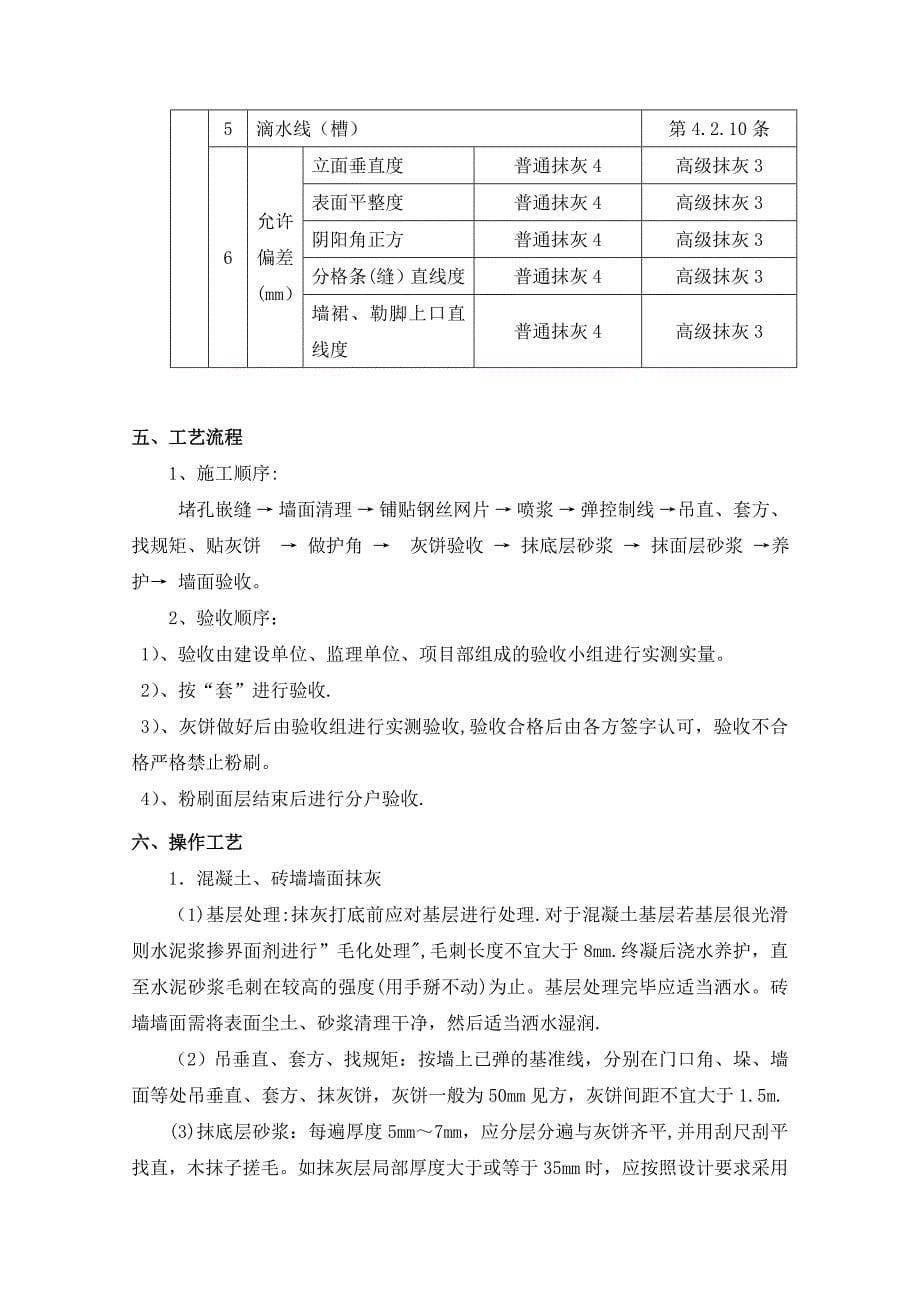 抹灰工程施工方案_第5页