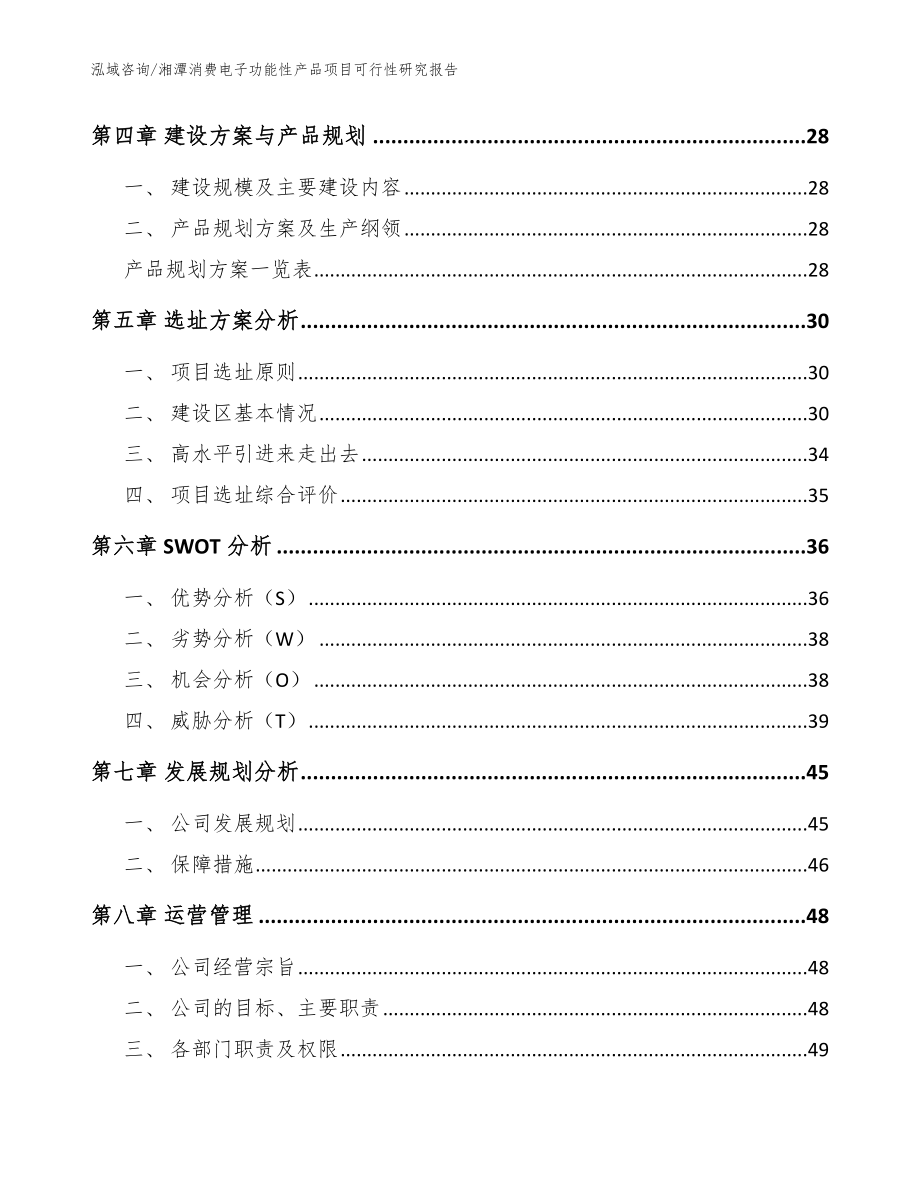 湘潭消费电子功能性产品项目可行性研究报告模板范本_第3页