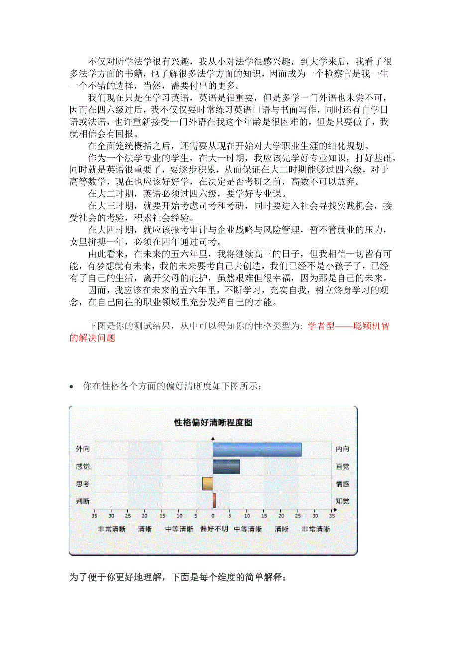 大学生职业生涯规划大一写_第3页