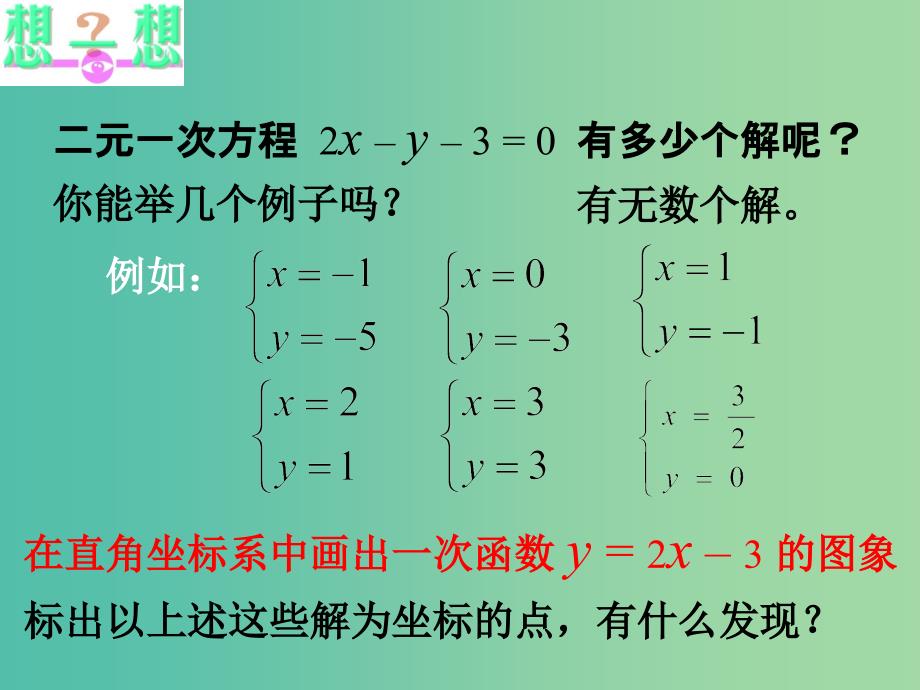 八年级数学上册 6.5 一次函数与二元一次方程课件 （新版）苏科版.ppt_第3页