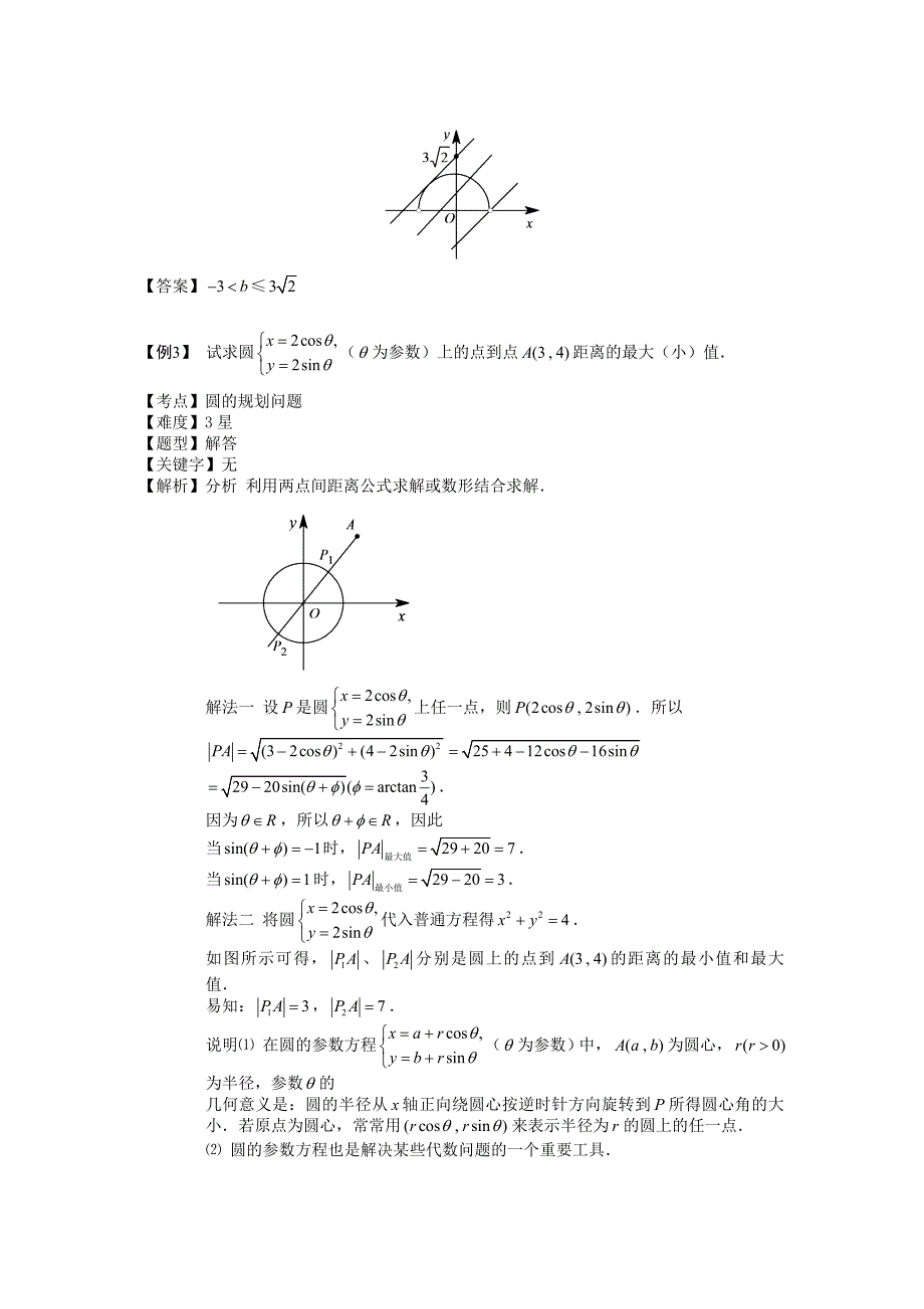 高中数学圆板块五圆的规划问题完整讲义学生版_第2页