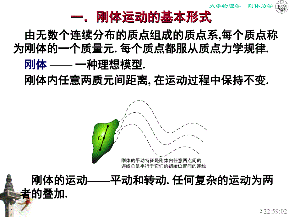 大学物理刚体力学基础模版课件_第2页