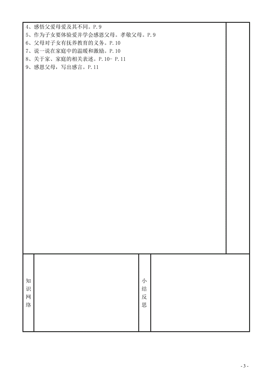 山西省介休连福二中八年级政治上册第一课第2框我爱我家导学案无答案新人教版_第3页