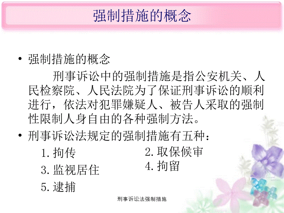 刑事诉讼法强制措施课件_第2页