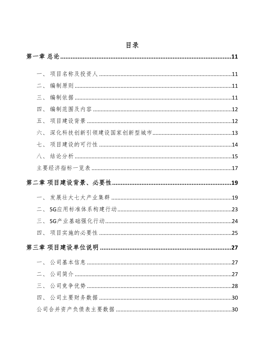 威海5G应用项目可行性研究报告(DOC 97页)_第3页