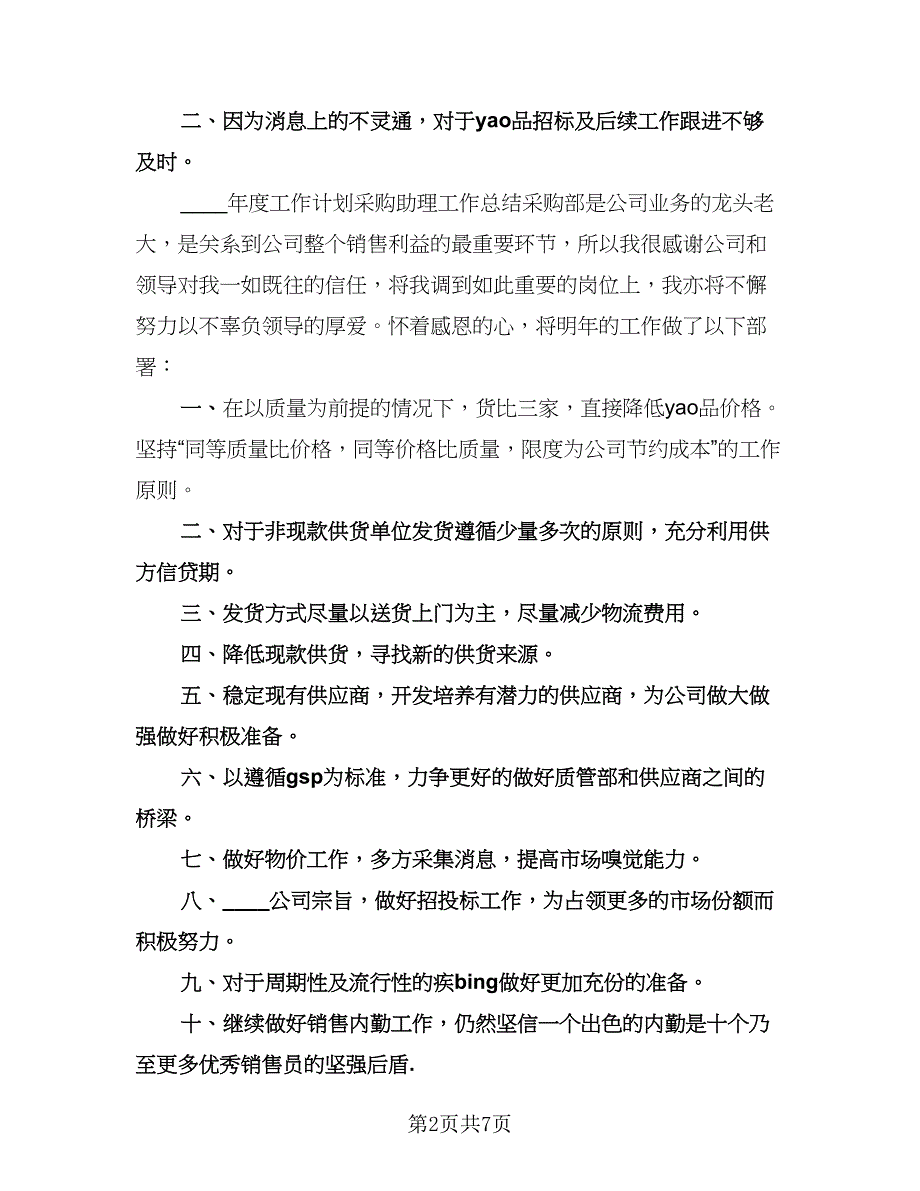 零售采购助理工作总结范文（三篇）.doc_第2页