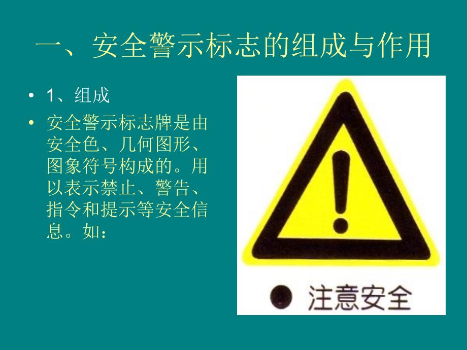 最新安全生产警示标志范本PPT课件_第2页