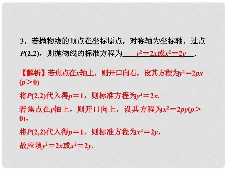 高考数学一轮复习 9.68抛物线课件理 湘教版_第5页