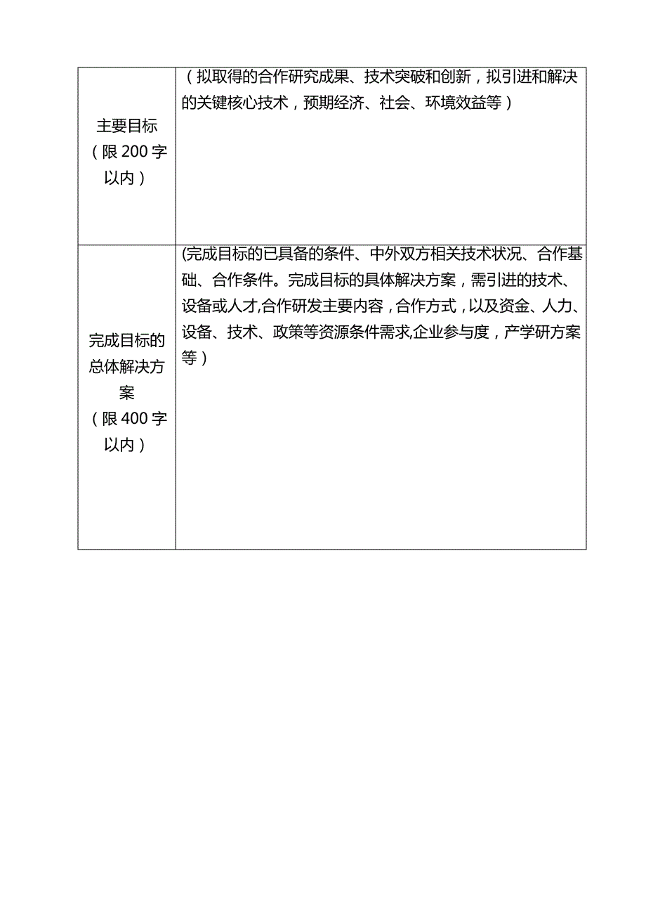 高效国际科技合作项目建议书_第2页