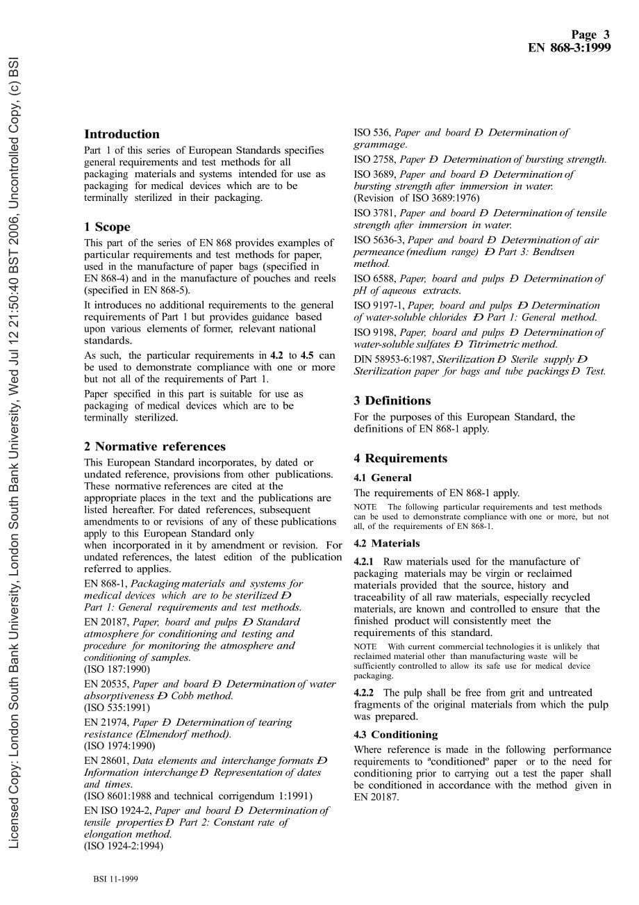 【BS英国标准】BS EN 86831999 Packaging materials and systems for medical devices which are to be_第5页