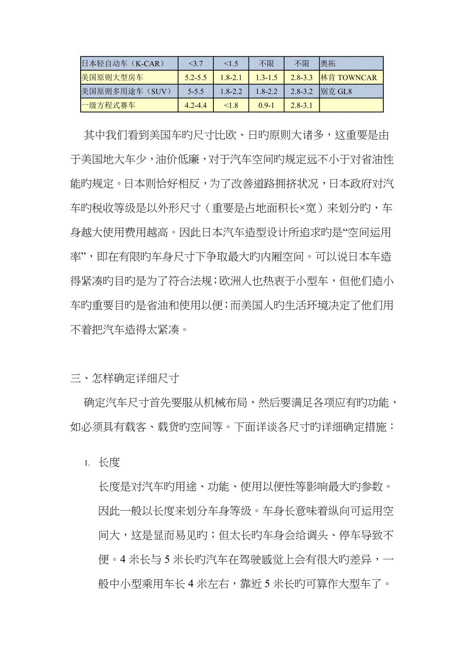 汽车造型设计尺寸比例要素的分析_第2页