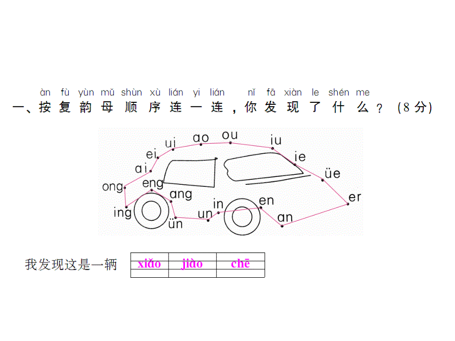 一年级上册语文课件－第三单元测试卷｜人教部编版 (共12张PPT)_第2页