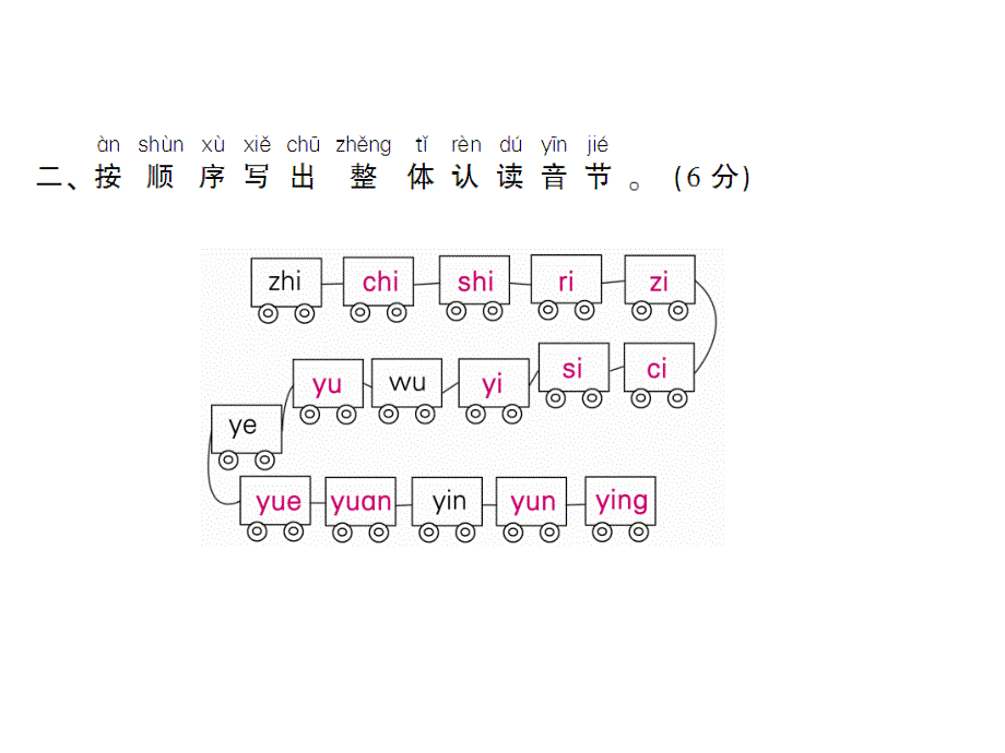 一年级上册语文课件－第三单元测试卷｜人教部编版 (共12张PPT)_第3页