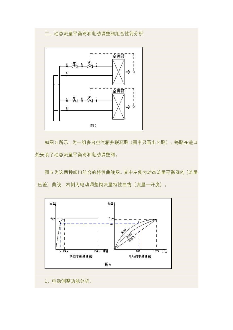 动态流量平衡阀和动态平衡电动调节阀组合应用探讨._第5页