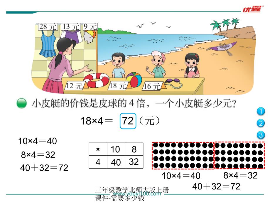 三年级数学北师大版上册课件需要多少钱经典实用_第4页