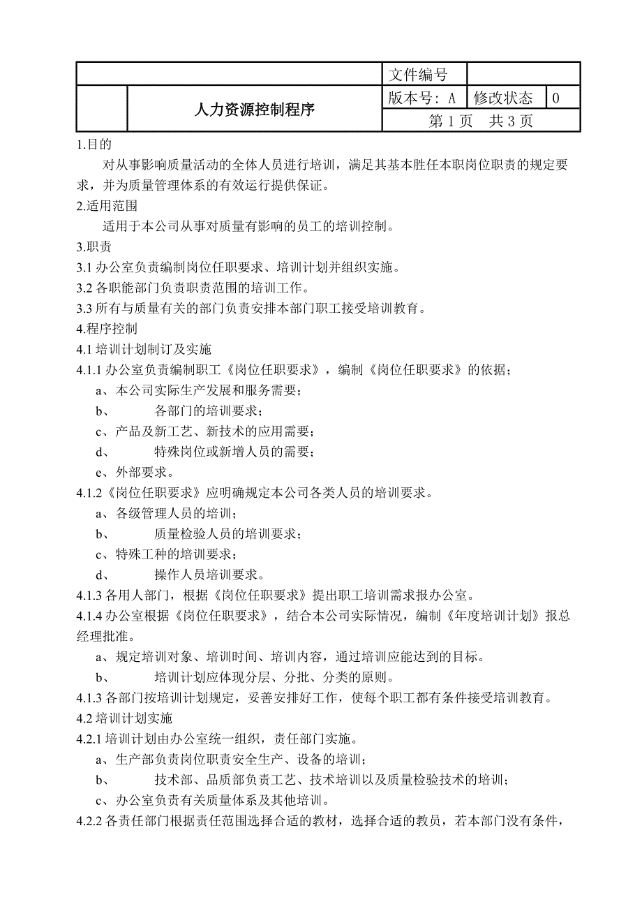 04人力资源控制程序_第1页