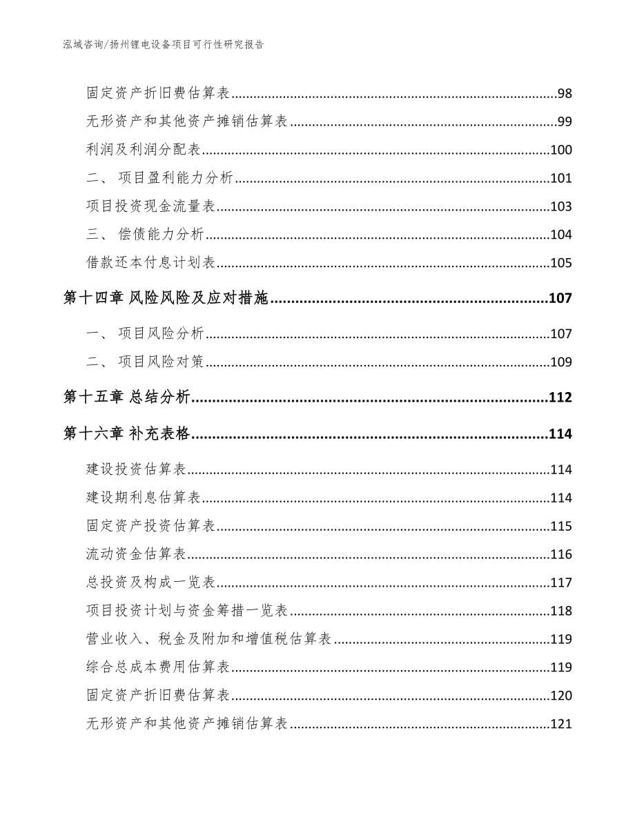 扬州锂电设备项目可行性研究报告（范文）_第5页