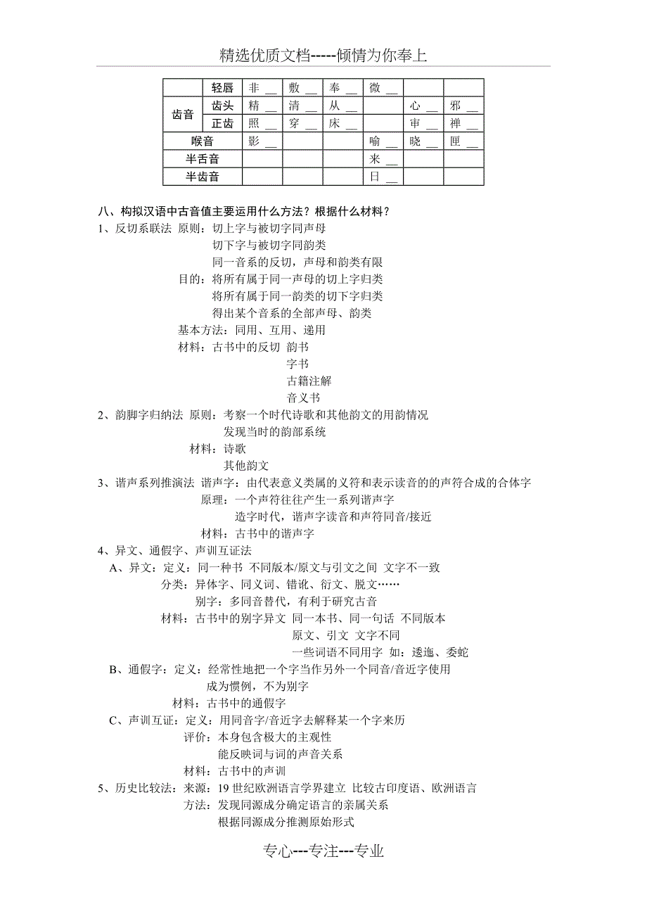 北大音韵学期末复习要点_第4页