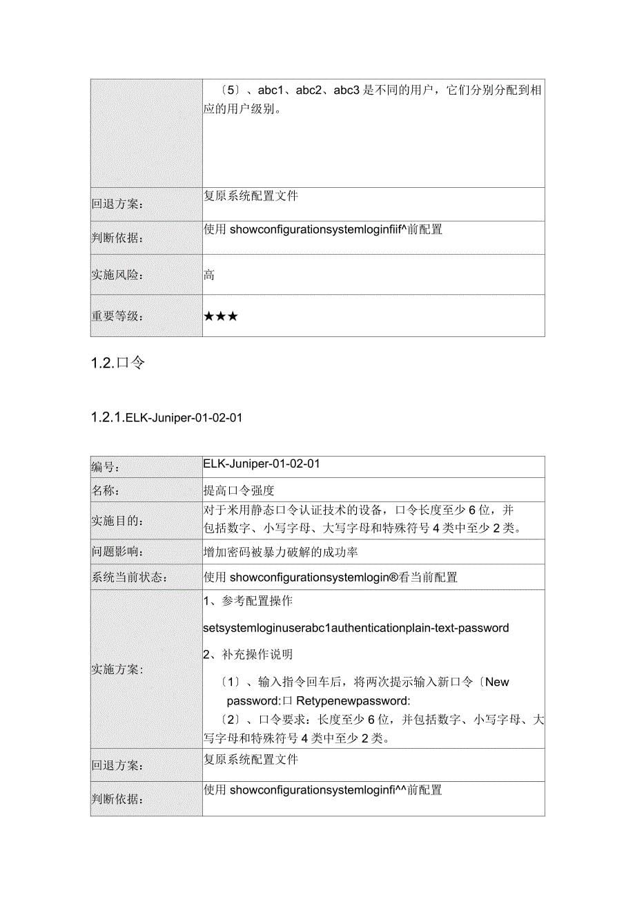 Juniper网络设备安全加固规范_第5页