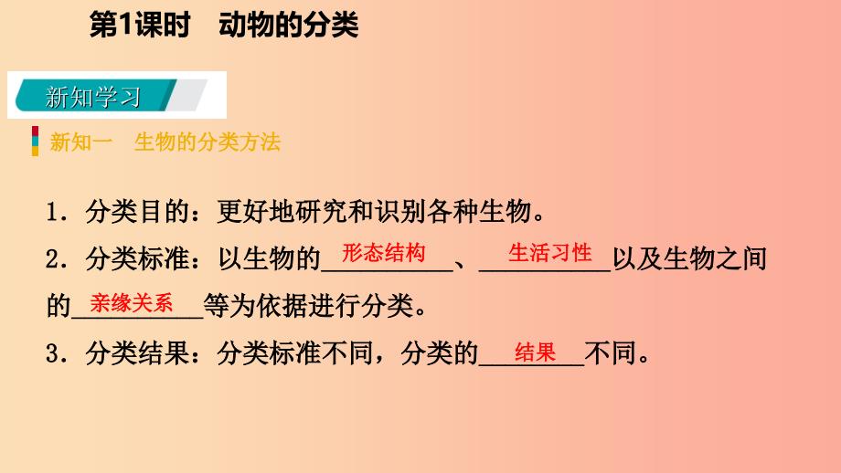 2019年秋七年级科学上册第2章观察生物2.4常见的动物第1课时动物的分类导学课件新版浙教版.ppt_第4页