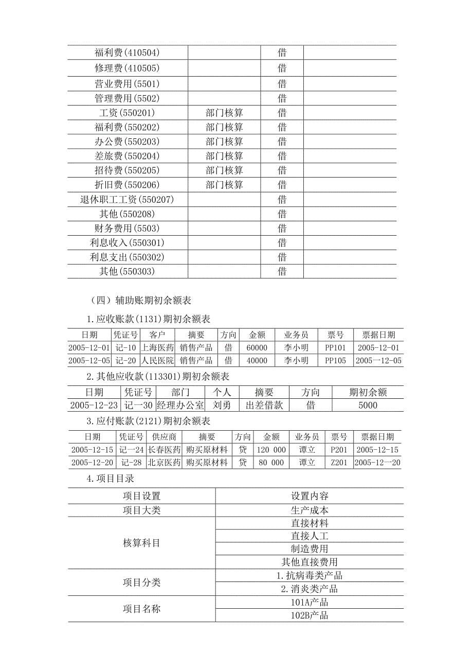 会计软件操作综合技能测试题.doc_第5页