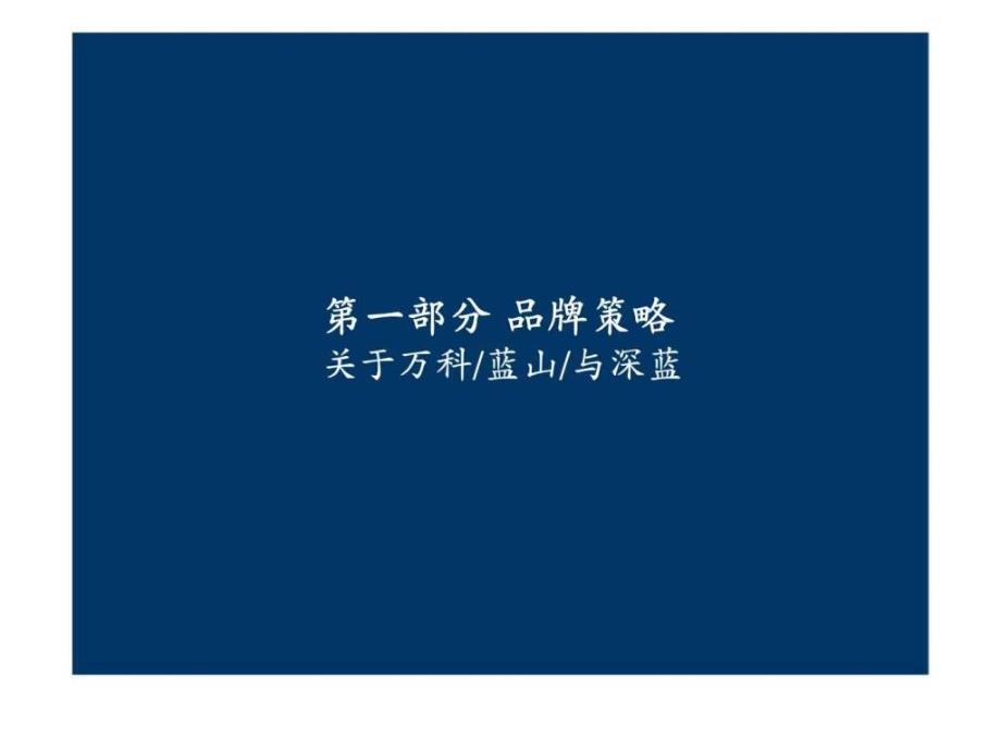 上海万科深蓝独栋别墅项目营销推广整合提案_第4页