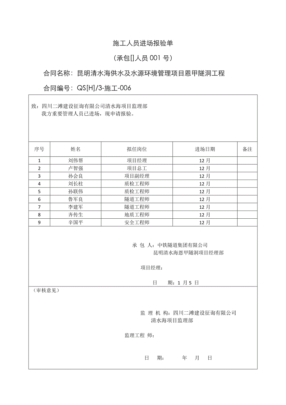 人员进场报验单_第1页