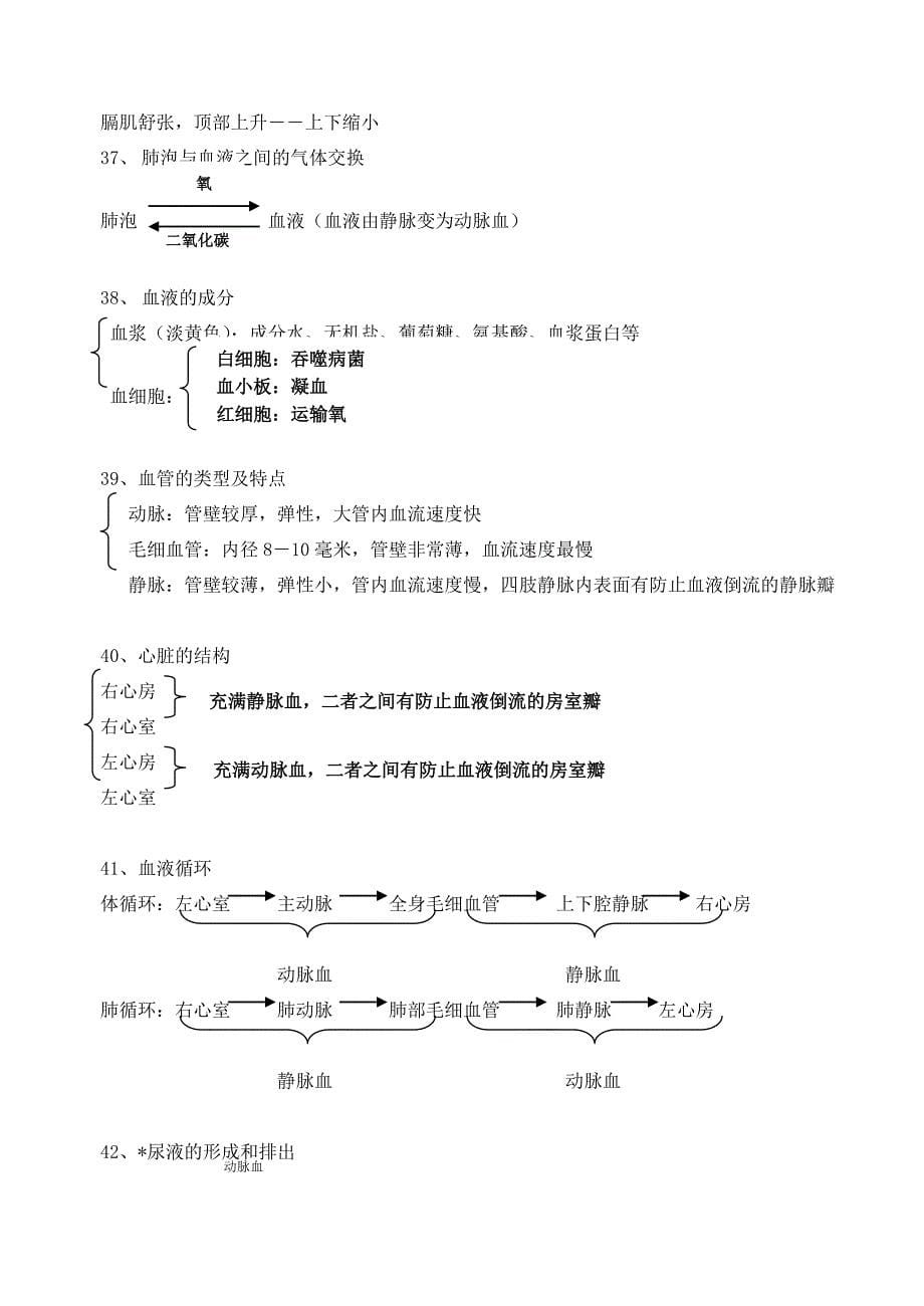 精选类初中生物第一单元探索生命的奥秘知识点总结苏教版_第5页