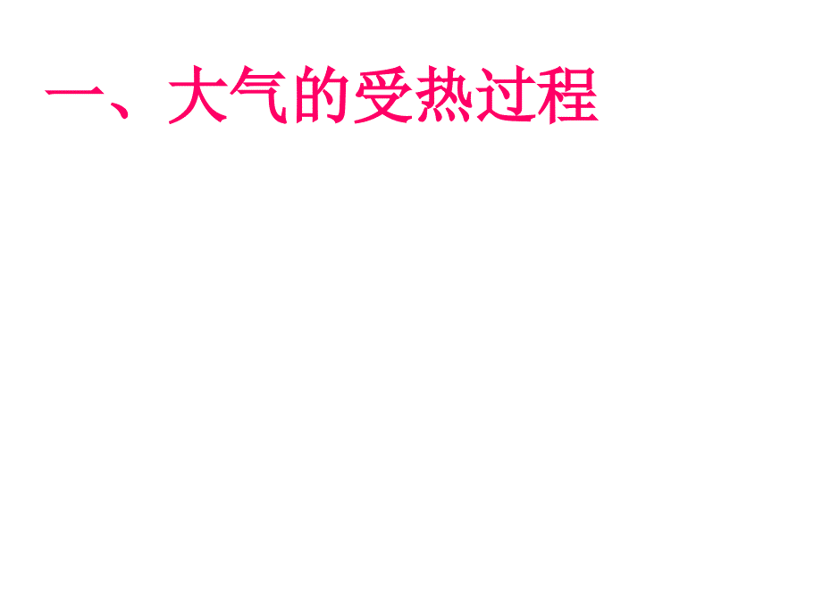 地理2.1冷热不均引起大气运动人教版必修1课件_第2页