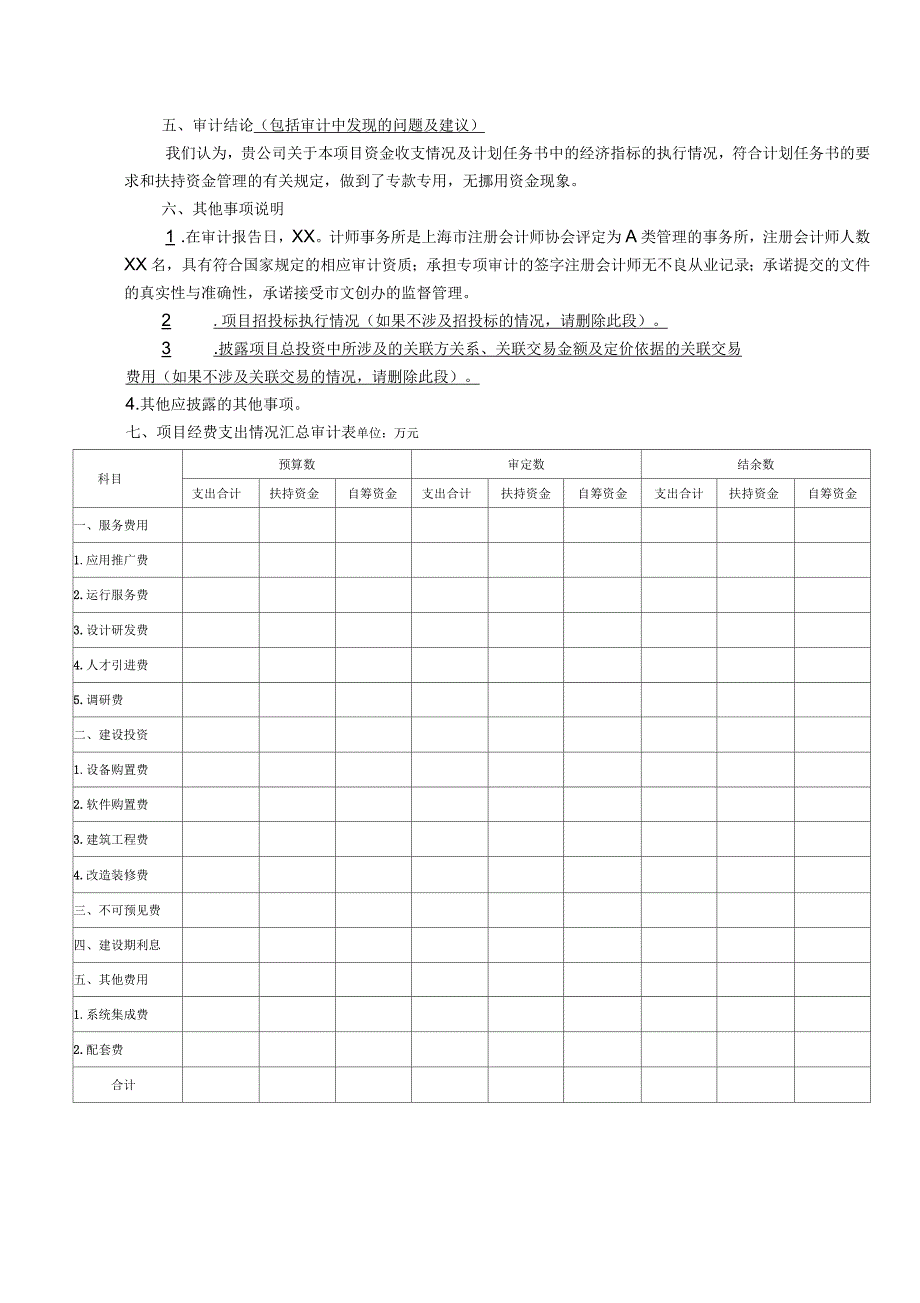 上海促进文化创意产业发展财政扶持资金项目专项审计报告_第4页