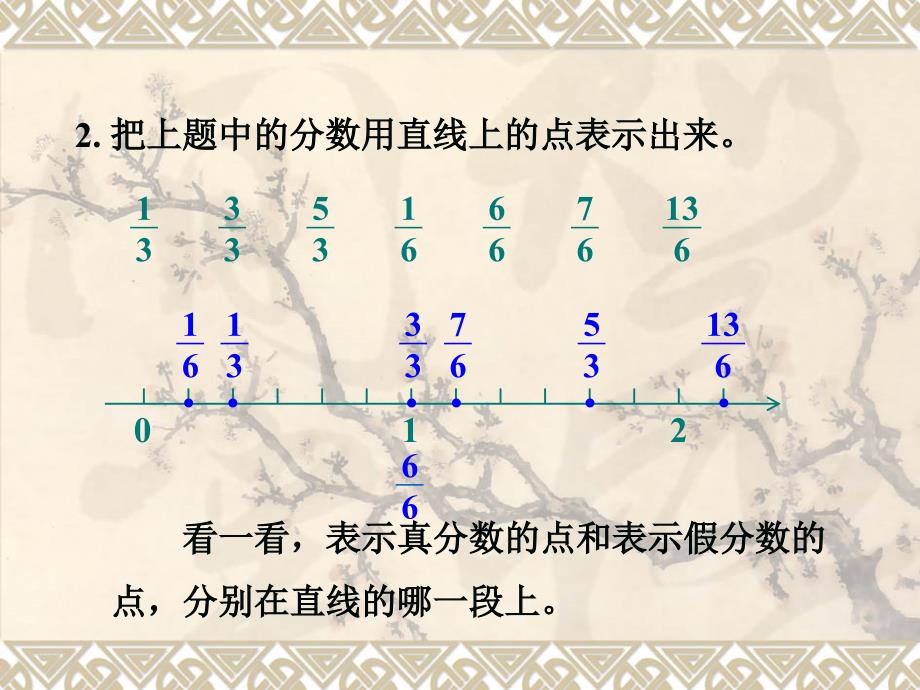 人教版五年级数学下册真分数和假分数教学提纲_第5页