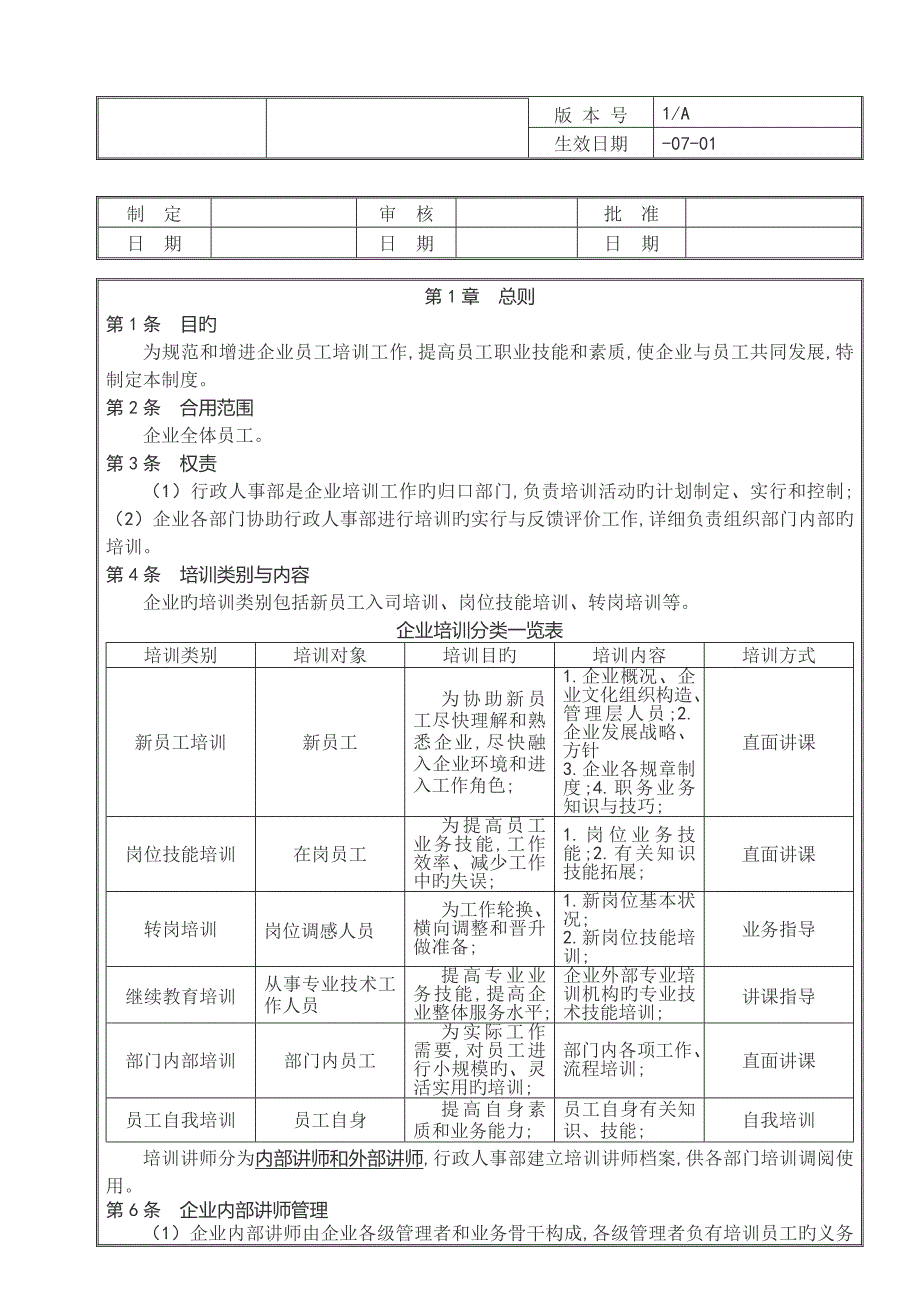 公司员工培训制度_第2页