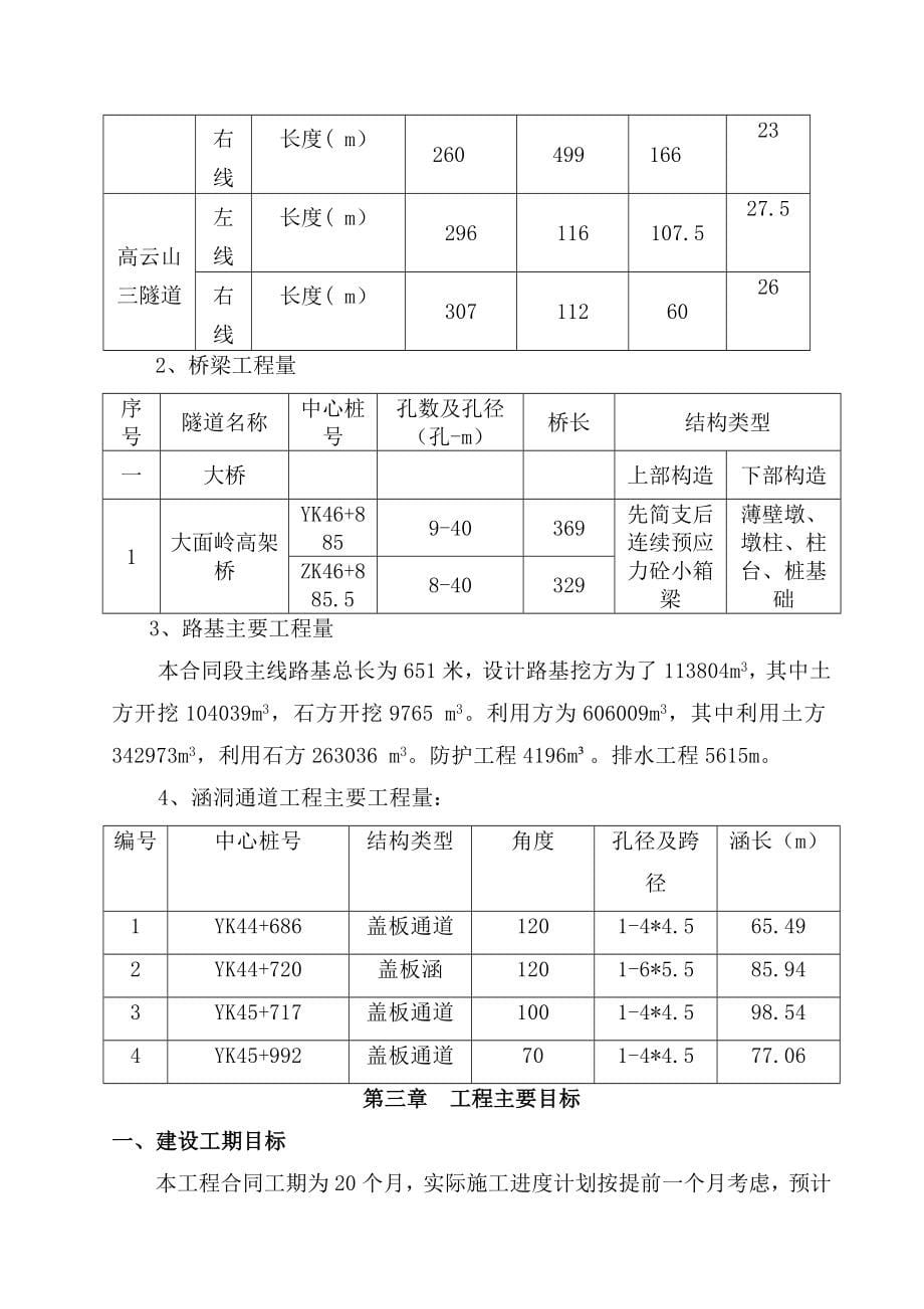 li寻全高速公路B标实施性施工组织设计修_第5页